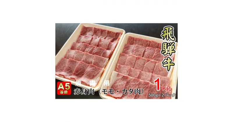 【ふるさと納税】牛肉 飛騨牛 焼き肉 セット 赤身 モモ 又は カタ 1kg 黒毛和牛 A5 美味しい お肉 牛 肉 和牛 焼肉 BBQ バーベキュー 【岐阜県揖斐川町】　モモ・お肉・牛肉・焼肉・バーベキュー