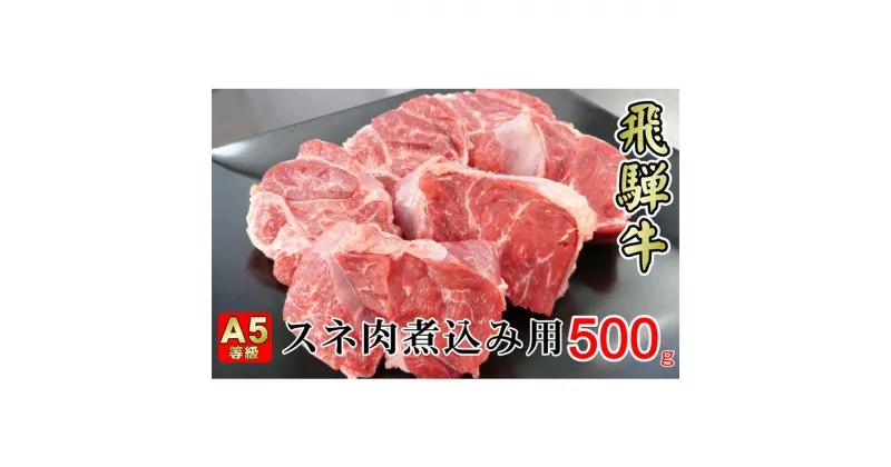 【ふるさと納税】牛肉 飛騨牛 スネ肉 500g 黒毛和牛 A5 美味しい お肉 牛 肉 和牛 カレー シチュー 煮込み 【岐阜県揖斐川町】　牛肉・スネ・お肉・牛肉