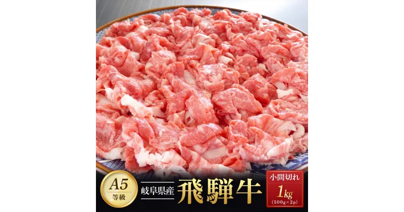 【ふるさと納税】飛騨牛A5 小間切れ 1kg（500g×2パック）｜国産 肉 牛肉 和牛 黒毛和牛 グルメ A5等級 おすすめ AD127 【飛騨牛 和牛ブランド 飛騨牛 黒毛和牛 飛騨牛 岐阜 大野町 飛騨牛】