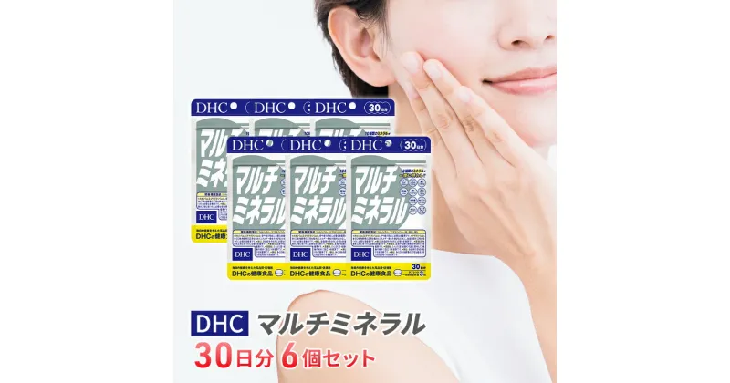 【ふるさと納税】サプリ DHC マルチミネラル 30日分 6個 セット 栄養機能食品 健康 健康食品 サプリメント ミネラル カルシウム マグネシウム 鉄 亜鉛 銅　 岐阜県池田町