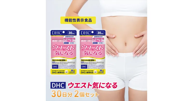 【ふるさと納税】サプリ DHC ウエスト気になる 30日分 2個 セット ダイエット 機能性表示食品 健康 健康食品 サプリメント　 岐阜県池田町