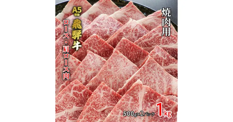 【ふるさと納税】牛肉 飛騨牛 焼き肉 セット ロース 又は 肩ロース 1kg 黒毛和牛 A5 美味しい お肉 牛 肉 和牛 焼肉 BBQ バーベキュー 【岐阜県池田町】　 食材 食卓 グルメ 集まり 夕飯 晩御飯 おうち焼肉 柔らかい とろける