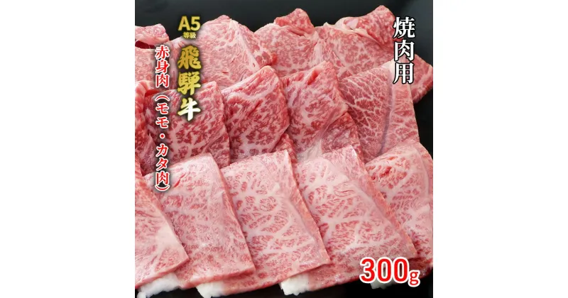 【ふるさと納税】牛肉 飛騨牛 焼き肉 セット 赤身 モモ 又は カタ 300g 黒毛和牛 A5 美味しい お肉 牛 肉 和牛 焼肉 BBQ バーベキュー 【岐阜県池田町】　 食材 食卓 グルメ 集まり 夕飯 晩御飯 おうち焼肉 焼肉用赤身肉