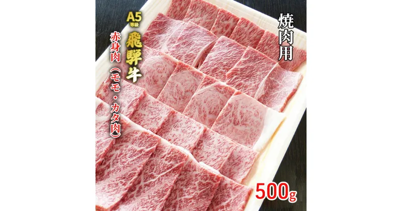 【ふるさと納税】牛肉 飛騨牛 焼き肉 セット 赤身 モモ 又は カタ 500g 黒毛和牛 A5 美味しい お肉 牛 肉 和牛 焼肉 BBQ バーベキュー 【岐阜県池田町】　 食材 食卓 グルメ 集まり 夕飯 晩御飯 おうち焼肉 焼肉用赤身肉