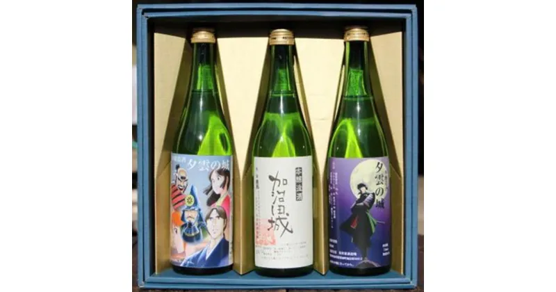 【ふるさと納税】本醸造酒「夕雲の城」×2本・「加治田城」×1本(720ml)