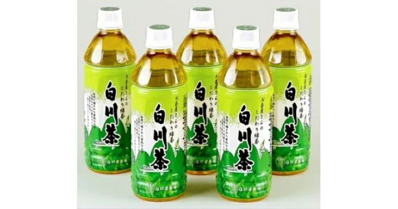 【ふるさと納税】※白川茶ペットボトル500ml 24本入り