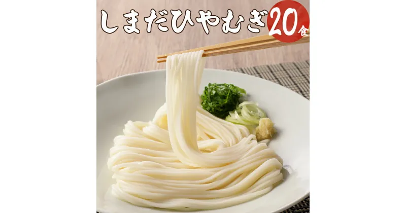 【ふるさと納税】 麺 曲がり麺 しまだ麺 冷麦 5袋 20食 送料無料 y12-166