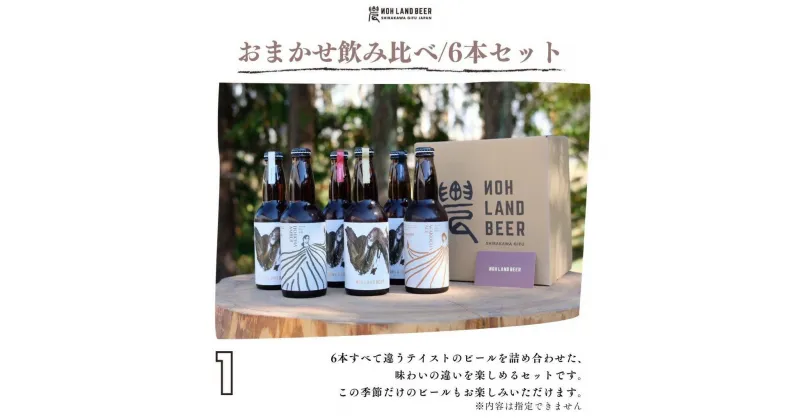 【ふるさと納税】農LAND BEER　クラフトビール6本詰め合わせBOX