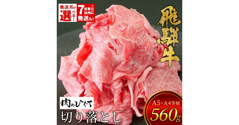 【ふるさと納税】【7営業日以内発送】 飛騨牛 切り落とし 560g A5 A4 国産 牛 冷凍 お試し 和牛 牛肉 切落し 切り落し 薄切り 訳あり 牛丼 すき焼き しゃぶしゃぶ 東白川村 岐阜 飛騨 贅沢 霜降り ロース バラ もも ウデ 肉のひぐち 10000円 一万円 ふるさと納税