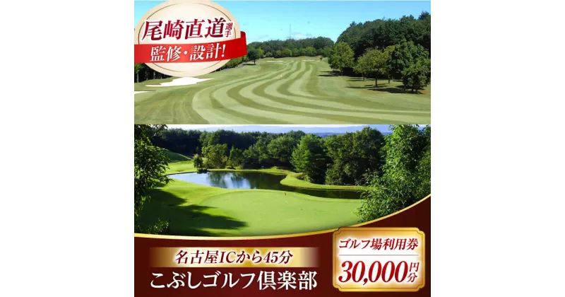 【ふるさと納税】こぶしゴルフ倶楽部　プレー割引券30,000円分（寄附金区分10万円） [AVAO006]