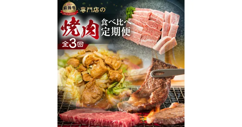 【ふるさと納税】 焼肉 定期便 3回 お届け 白川郷 飛騨牛 ホルモン 牛 鶏 豚 とんちゃん けいちゃん もも カルビ 赤身 霜降り 食べ比べ 肉 牛肉 国産 A4 A5 てんから 岐阜県 白川村 キャンプ 贅沢 BBQ アウトドア 冷蔵 簡易梱包 のため 訳あり 訳アリ 50000円 5万円 [S577]