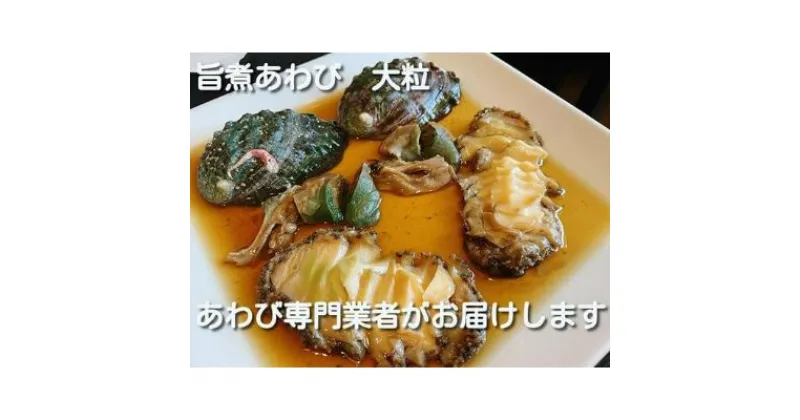 【ふるさと納税】あわび 旨煮 大粒 2粒（1個 約130g）【配送不可：離島】 | 魚介類 貝 加工品 惣菜 冷凍 ふっくら 優しい味わい 柔らかい 海鮮 おかず つまみ