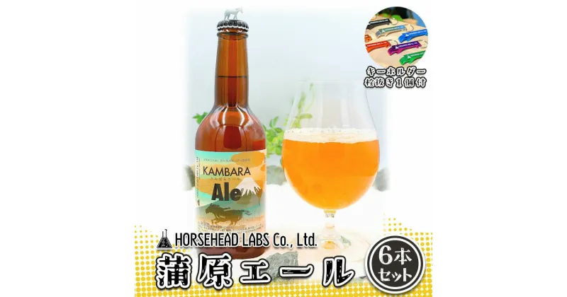 【ふるさと納税】蒲原エール 6本セット (キーホルダー栓抜き付き) HORSEHEAD LABS クラフトビール ご当地ビール 地ビール お酒 ビール | アルコール 家飲み 晩酌 バーベキュー BBQ 瓶ビール