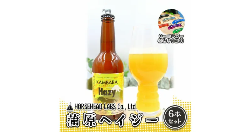 【ふるさと納税】蒲原へイジー 6本セット (キーホルダー栓抜き付き) HORSEHEAD LABS クラフトビール ご当地ビール 地ビール お酒 ビール | アルコール 家飲み 晩酌 バーベキュー BBQ 瓶ビール