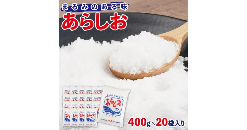 【ふるさと納税】あらしお 400g×20袋入り