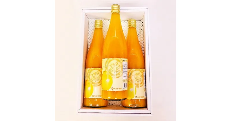 【ふるさと納税】三ヶ日デコジュース100％ 720ml 3本入【配送不可：離島】　果汁飲料・野菜飲料・みかんジュース