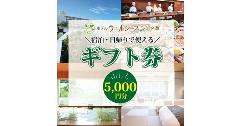 【ふるさと納税】ホテルウェルシーズン浜名湖 宿泊・食事券（5,000円分）姉妹館ホテルコンコルド浜松も利用可能　チケット・チケット