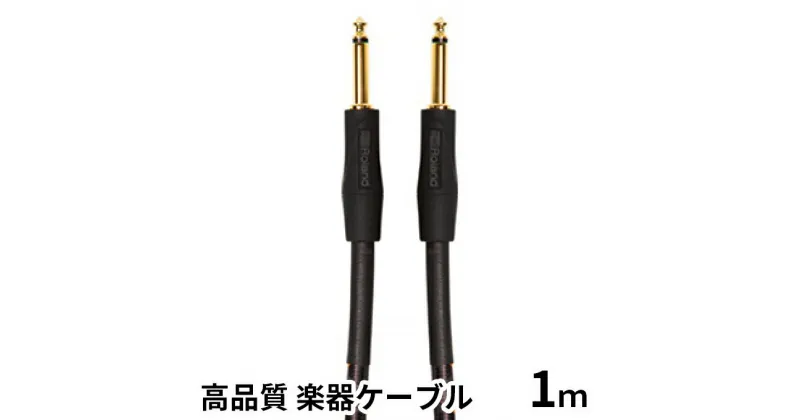 【ふるさと納税】【Roland純正】高品質楽器ケーブル 1m/RIC-G3【配送不可：離島】　雑貨・日用品