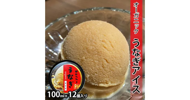 【ふるさと納税】鰻のかんたろうのオーガニックうなぎアイス 100ml×12個入り【配送不可：離島】　お菓子・アイス