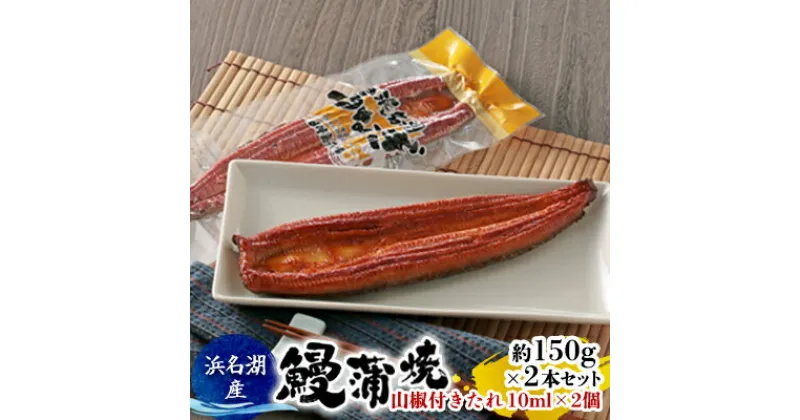 【ふるさと納税】【2024年8月より順次発送】浜名湖産 鰻 蒲焼 約150g×2本セット（約300g）山椒付きフィルムたれ 10ml×2個 土用の丑の日 丑の日　お届け：※2024年8月より順次発送となります。