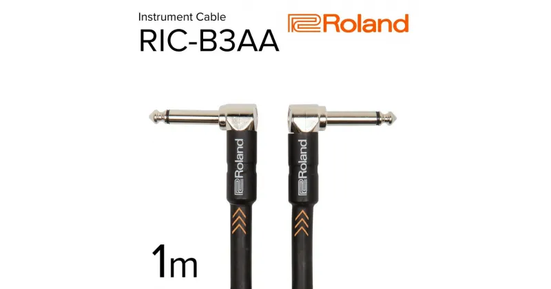 【ふるさと納税】【Roland純正】楽器ケーブル 1m/RIC-B3AA【配送不可：離島】　浜松市