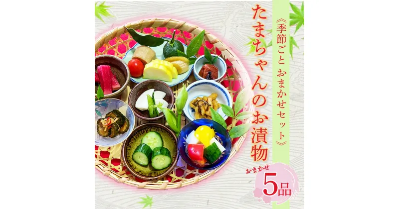 【ふるさと納税】 漬物 ビール漬 季節野菜 5品 おまかせ沼津 セット 小分け 7000円 10000円以下 1万円以下