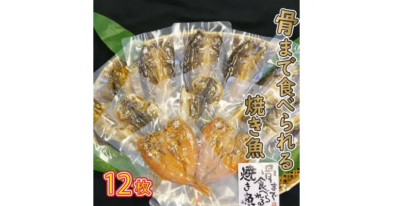 【ふるさと納税】 レンジ で 簡単 骨まで まるごと 食べられる 焼き魚 12枚 セット