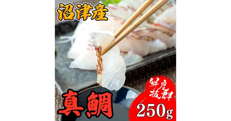 【ふるさと納税】 鯛 刺身 250g 鯛めし 真鯛 しゃぶしゃぶ カルパッチョ アレンジ自在 沼津港 駿河湾 スルガ