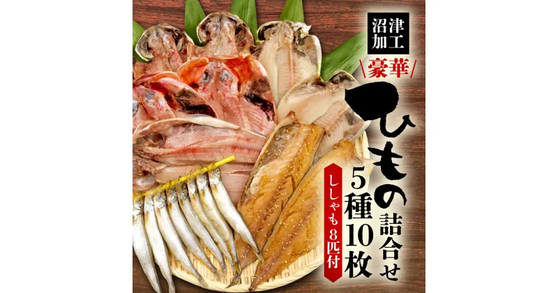 【ふるさと納税】 沼津 干物 ひもの 5種 10枚 ししゃも 付き 贈答用