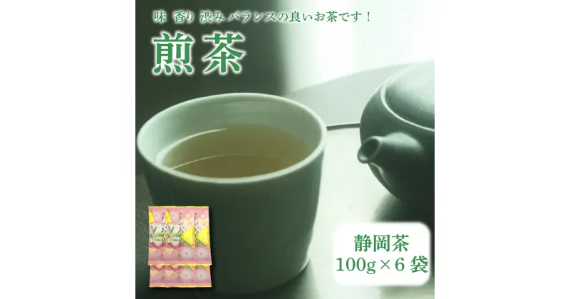 【ふるさと納税】 【静岡茶】煎茶100g×6袋入 ご家庭用 家庭用 静岡 静岡茶