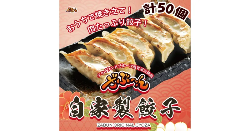 【ふるさと納税】 ざぶ~ん 自家製 餃子 10個入り 5パック 計 50個 冷凍 生餃子 静岡県 沼津市 10000円