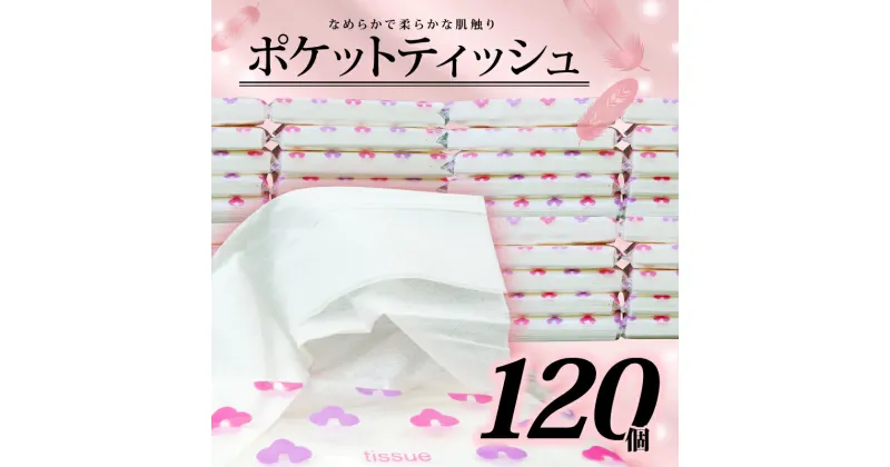 【ふるさと納税】 ポケット ティッシュ 14W 120個入 日用品 雑貨 消耗品 防災 備蓄