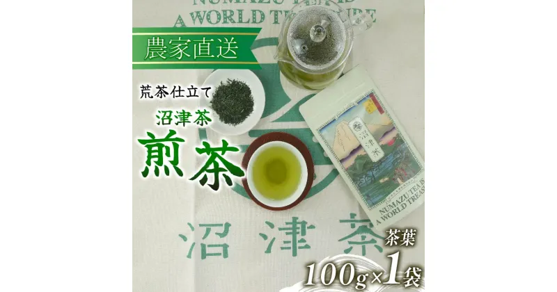 【ふるさと納税】 煎茶 100g 1袋 普通 緑茶 2024年産 農家直送 お茶 茶葉 静岡 3000円