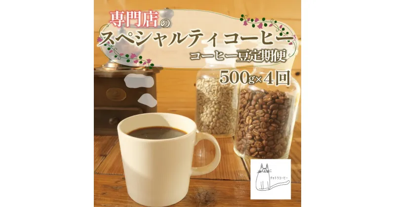 【ふるさと納税】 スペシャルティ コーヒー豆 定期便 珈琲 ブレンドコーヒー 自家 焙煎 ロースト ギフト 贈答 プレゼント 沼津市 チャトラコーヒー